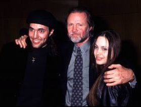 John Voight with son and daughter, Angelina Jolie, NY 1994.jpg